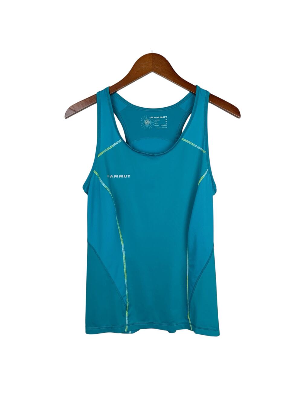 Mammut Tank Top Blue Racerback Active Athletic Women's M